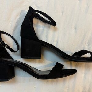 Madden Girl Black Suede Heels